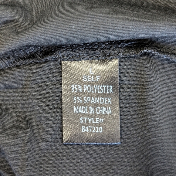 Fashion Nova Denise Sheer Mesh Flower Embroidered Hi-Rise Flare Pants Black sz L - Picture 14 of 17